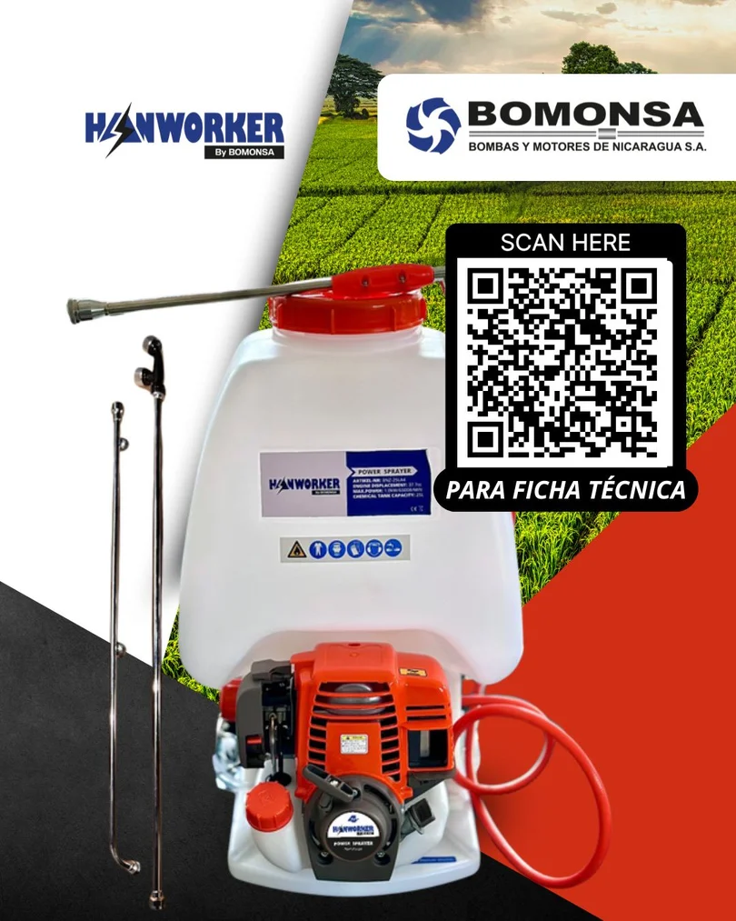 Fumigadora con Motor Hanworker